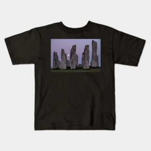 Woman in the stones and moon Kids T-Shirt